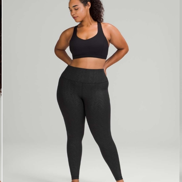 NWT Lululemon Align  28" Aqueous Emboss Black - Picture 4 of 9